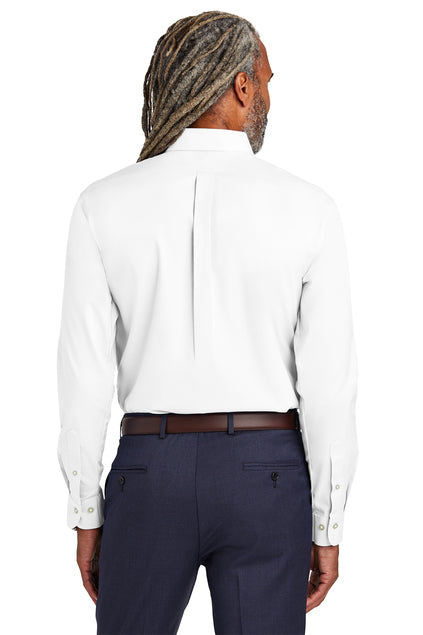 Brooks Brothers® Wrinkle-Free Stretch Pinpoint Shirt - Embroidered