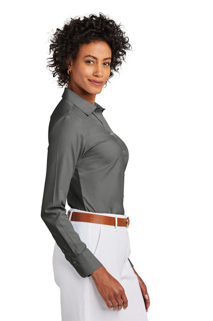 Brooks Brothers® Women’s Wrinkle-Free Stretch Pinpoint Shirt - Embroidered