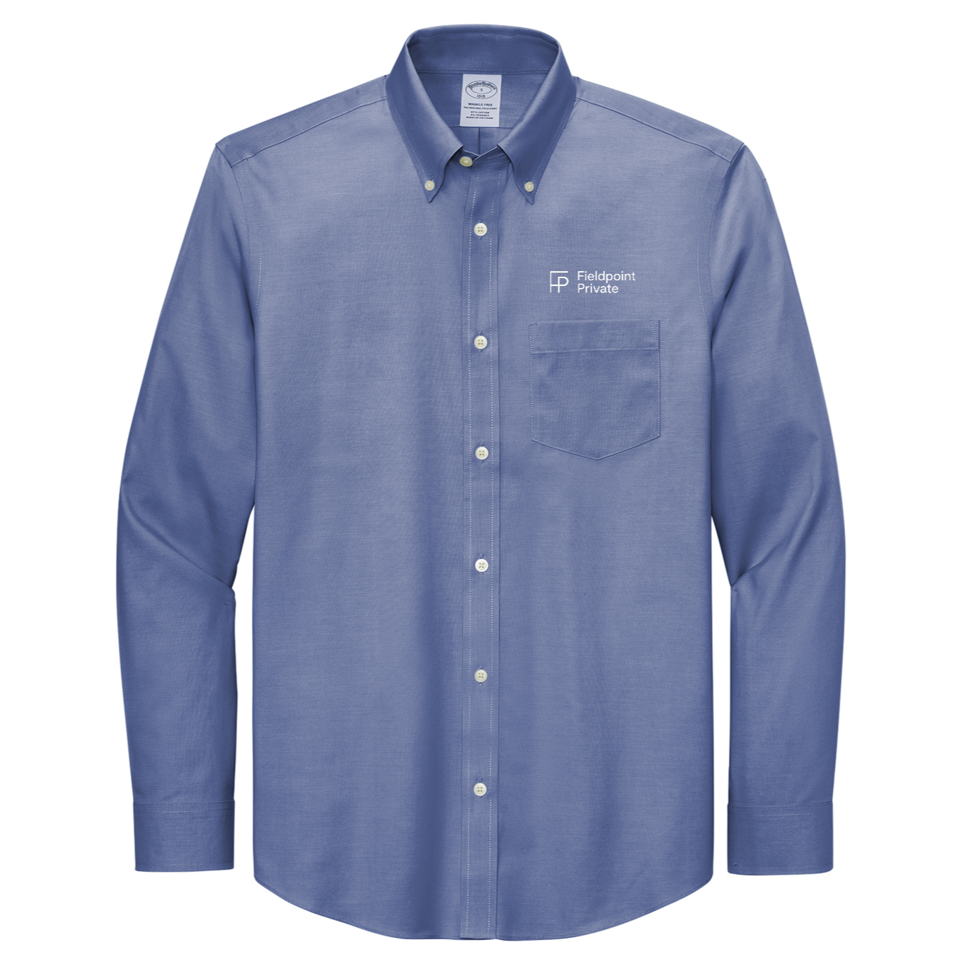 Brooks Brothers® Wrinkle-Free Stretch Pinpoint Shirt - Embroidered