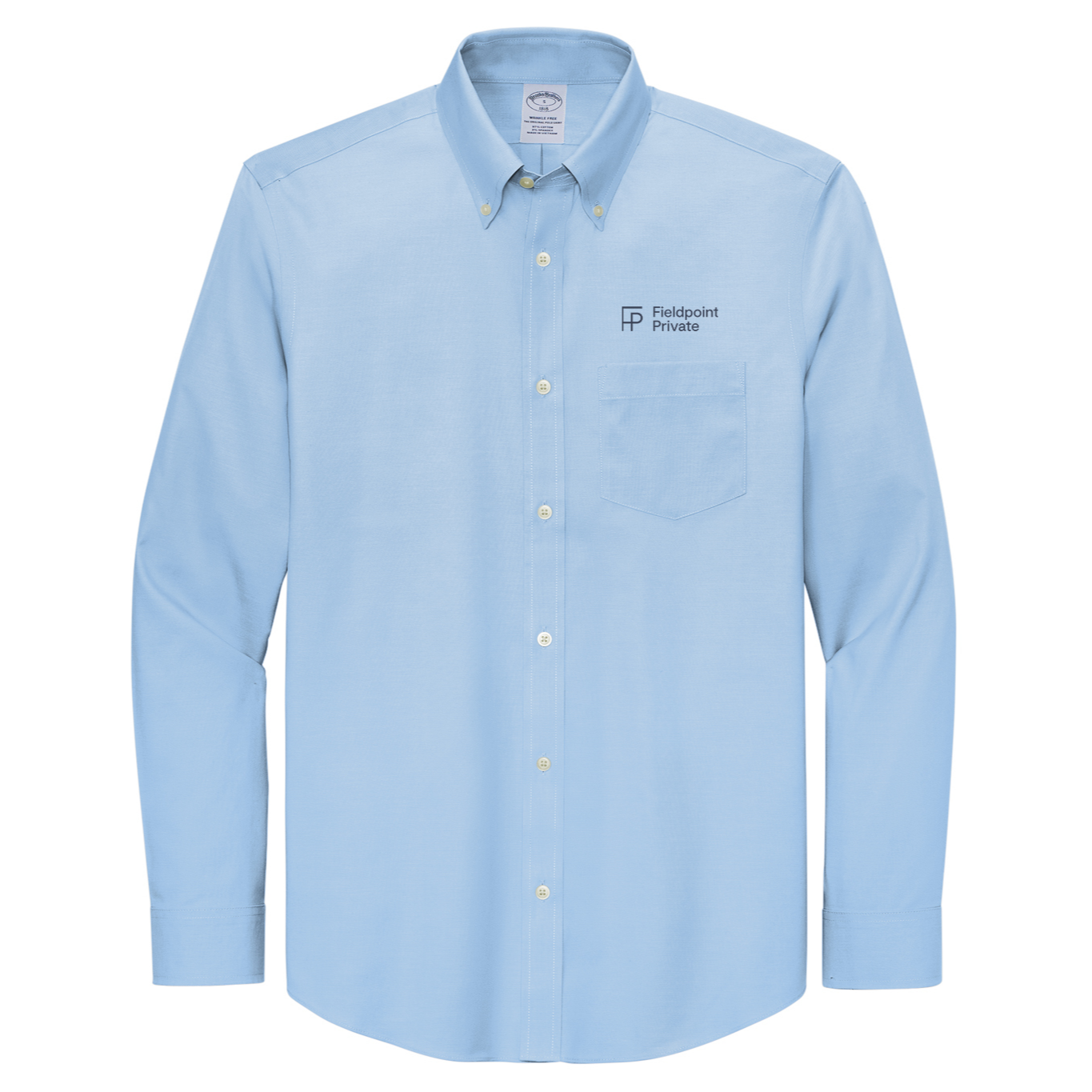 Brooks Brothers® Wrinkle-Free Stretch Pinpoint Shirt - Embroidered