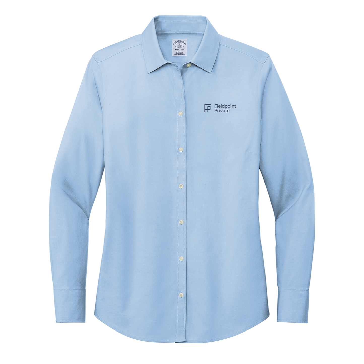 Brooks Brothers® Women’s Wrinkle-Free Stretch Pinpoint Shirt - Embroidered