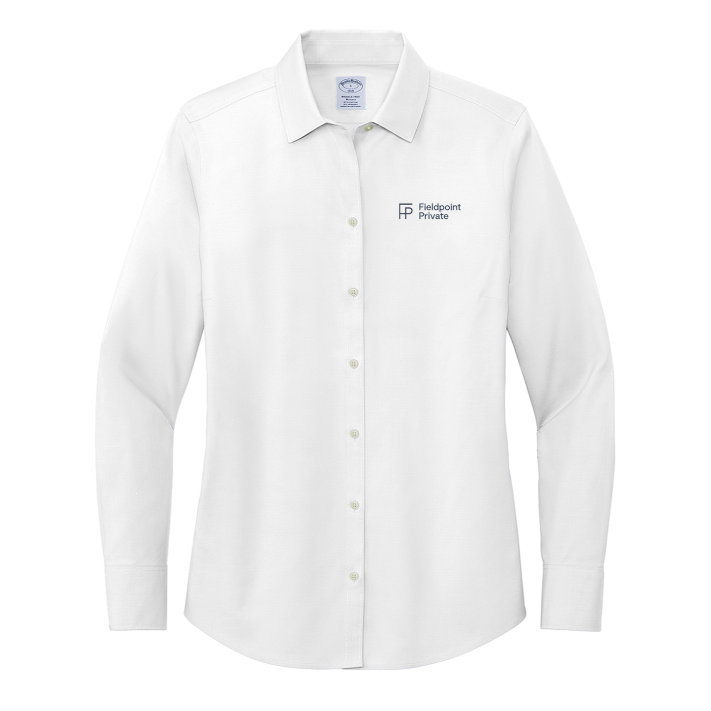 Brooks Brothers® Women’s Wrinkle-Free Stretch Pinpoint Shirt - Embroidered
