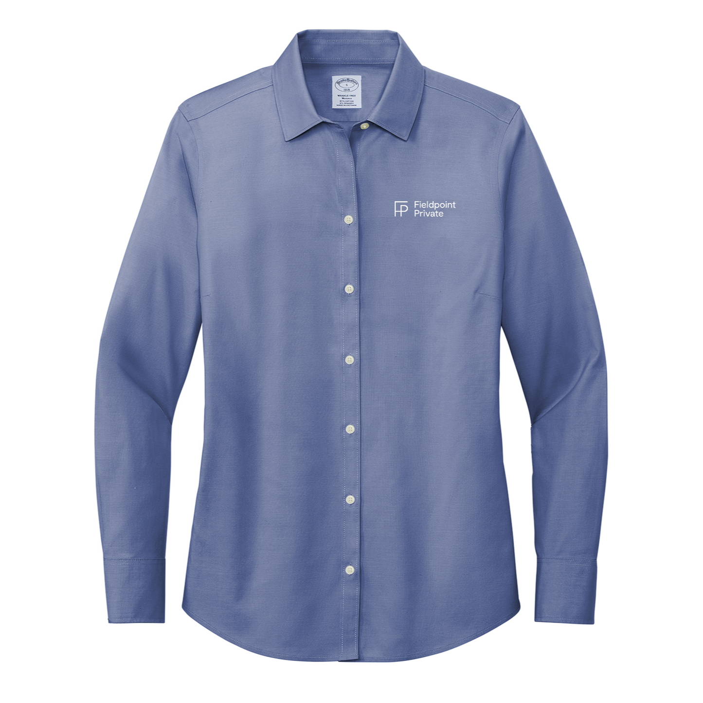 Brooks Brothers® Women’s Wrinkle-Free Stretch Pinpoint Shirt - Embroidered